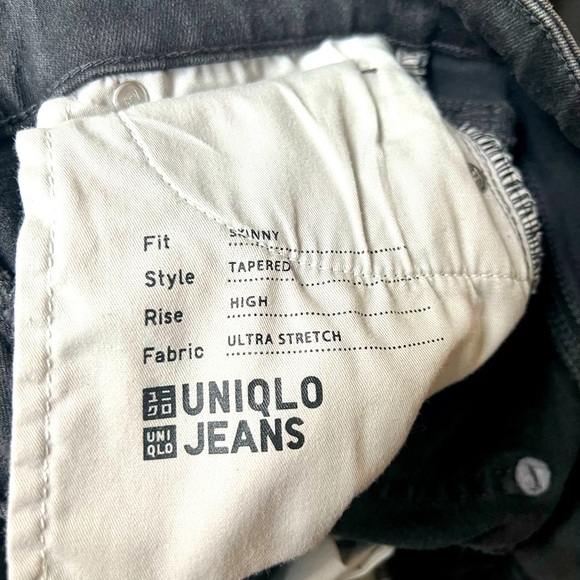 NWT Uniqlo gray skinny jeans size 22 - Picture 3 of 3